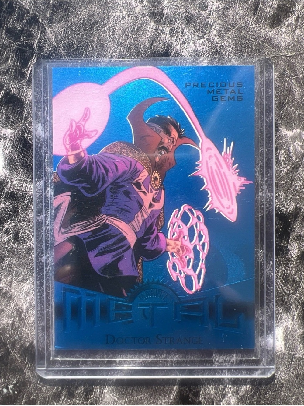 2013 DOCTOR STRANGE  #13 Fleer Marvel Blue PMG Precious Metal Gem 47/50